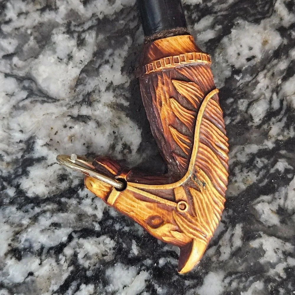 Vintage‎ Equestrian Horse Head Shoe Brush